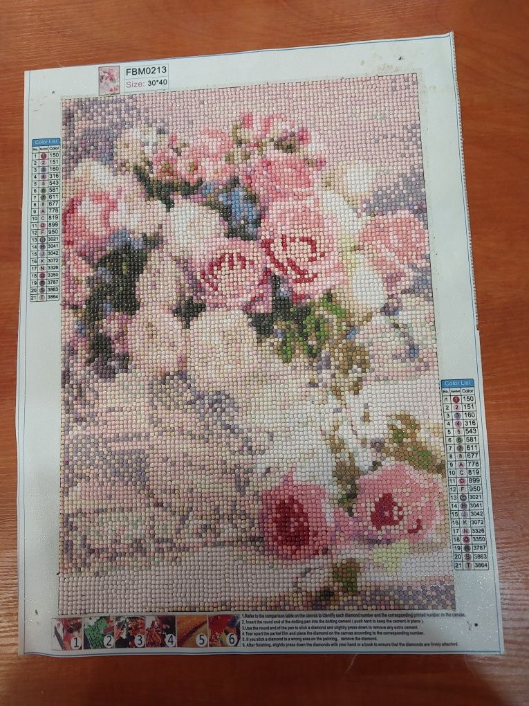 Haft diamentowy.
