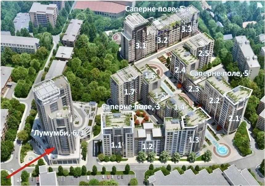 Продажа 2к=105м2 ЖК Бульвар Фонтанов Іоанна Павла ІІ