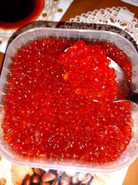 Натуральная красная  икра
Горбуша - 4500 грн./кг 
Лосось Атлантический