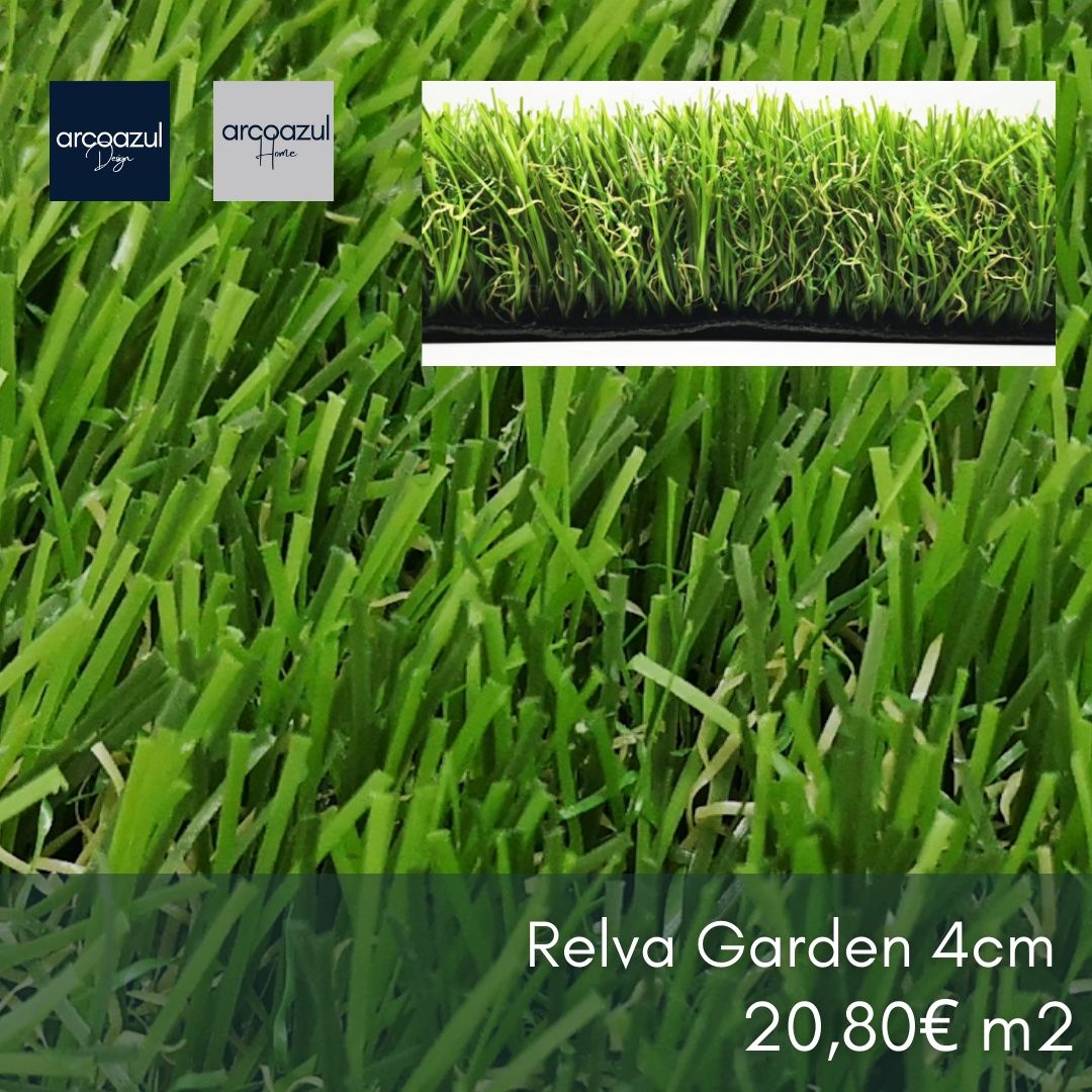 Relva Artificial Sintetica Garden Deluxe 4cm By Arcoazul