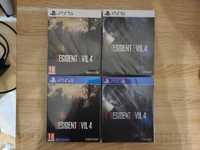 PS4/PS5 Диск Resident Evil 4 Remake Steelbook (новий, рос мова)