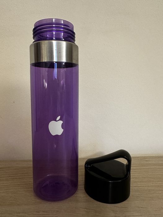 Nowy fioletowy bidon/butelka 500 ml z logo Apple