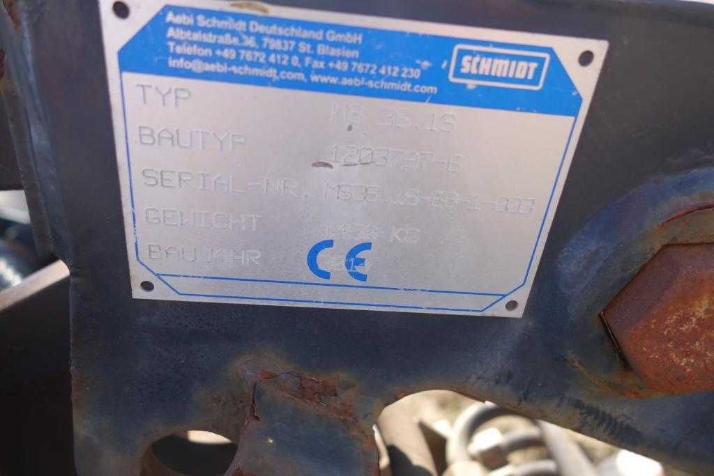 Pług do śniegu Schmidt TARRON MS36.1S odśnieżny hydrauliczny filmy