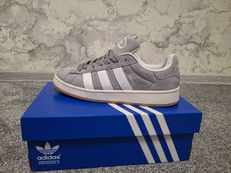 Adidas Campus 00s из серой замши