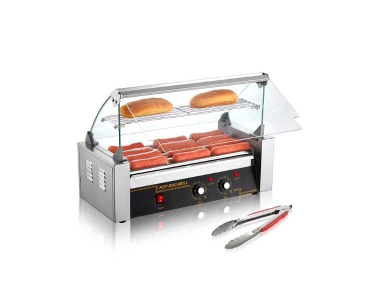 Grill do Hot Dogów 5 Rolek 12 Hot Dogów na raz Moc 1kW