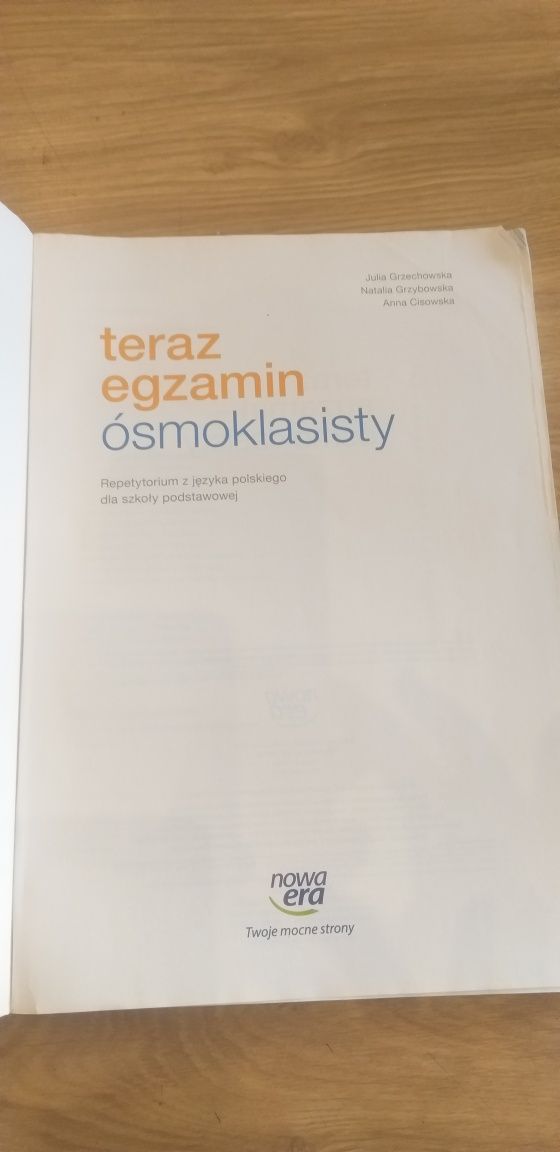 Repetytorium z J.polskiego teraz egzamin ósmoklasisty Nowa Era