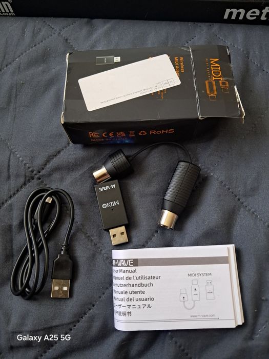 M-Vave kontroler midi plus adapter bezprzewodowy