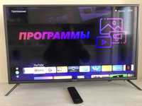 Телевизор Kivi 32H700 Smart TV+T2, «как новый» голосовой набор
