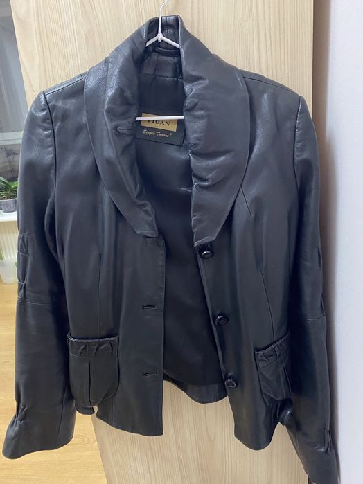 Кожанка Кожаный пиджак