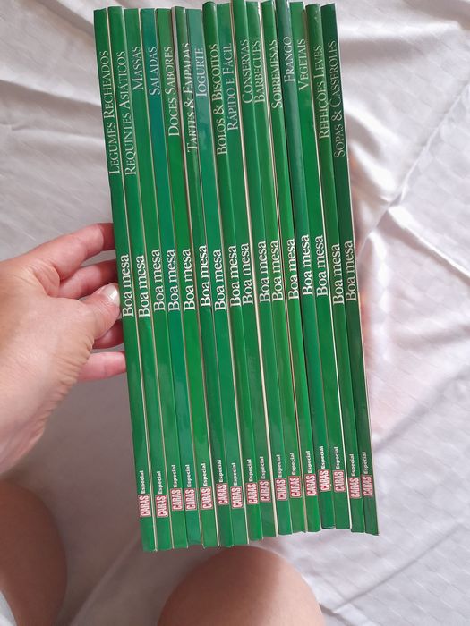 Coleção de livros de culinária