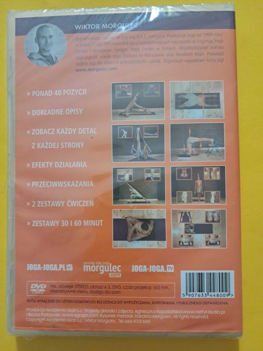 MorGulec Wiktor Joga dla początkujących 1 2 płyty DVD