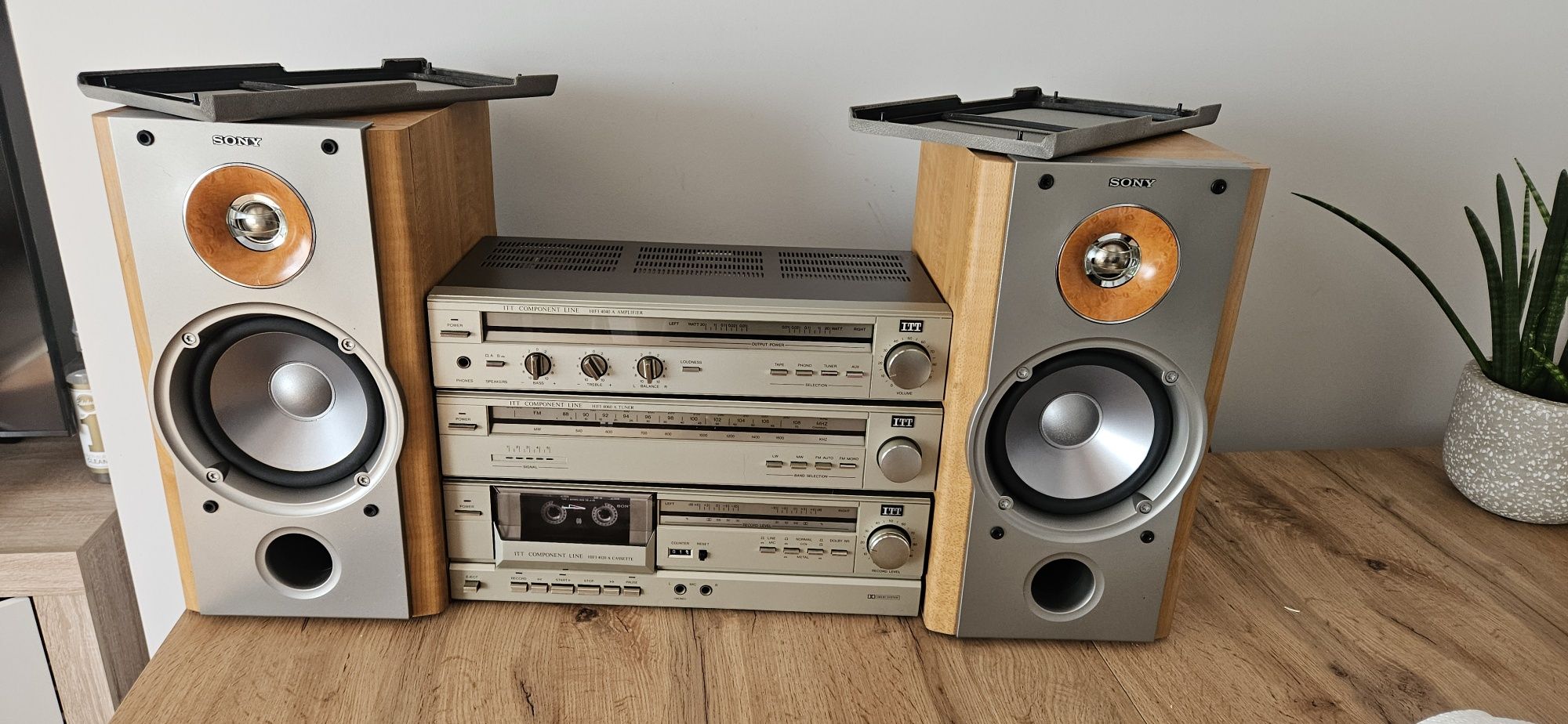 Wieża stereo ITT Hi Fi 4040 component line segmentowa
