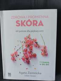 Książka 60 potraw dla pięknej cery, tylko przejrzana