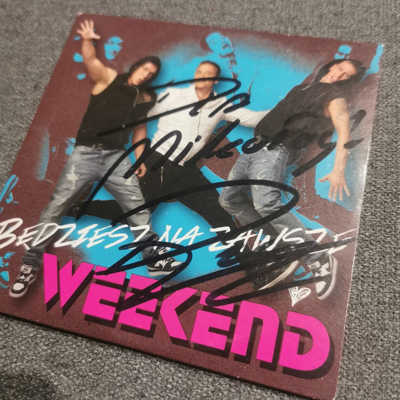 Weekend - Będziesz na zawsze CD płyta z autografem Radka Liszewskiego