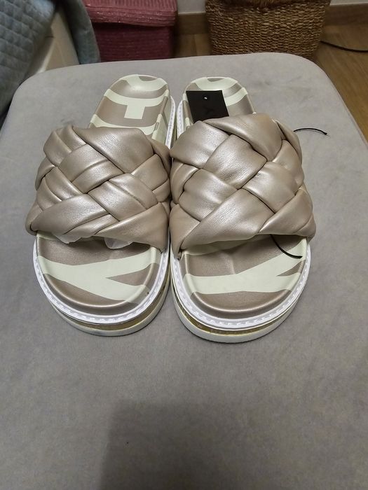 Chinelas Replay Douradas