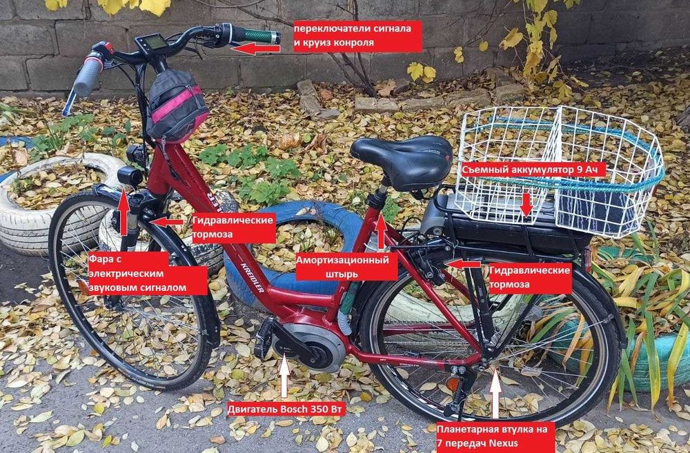 Немецкий электровелосипед Kreidler