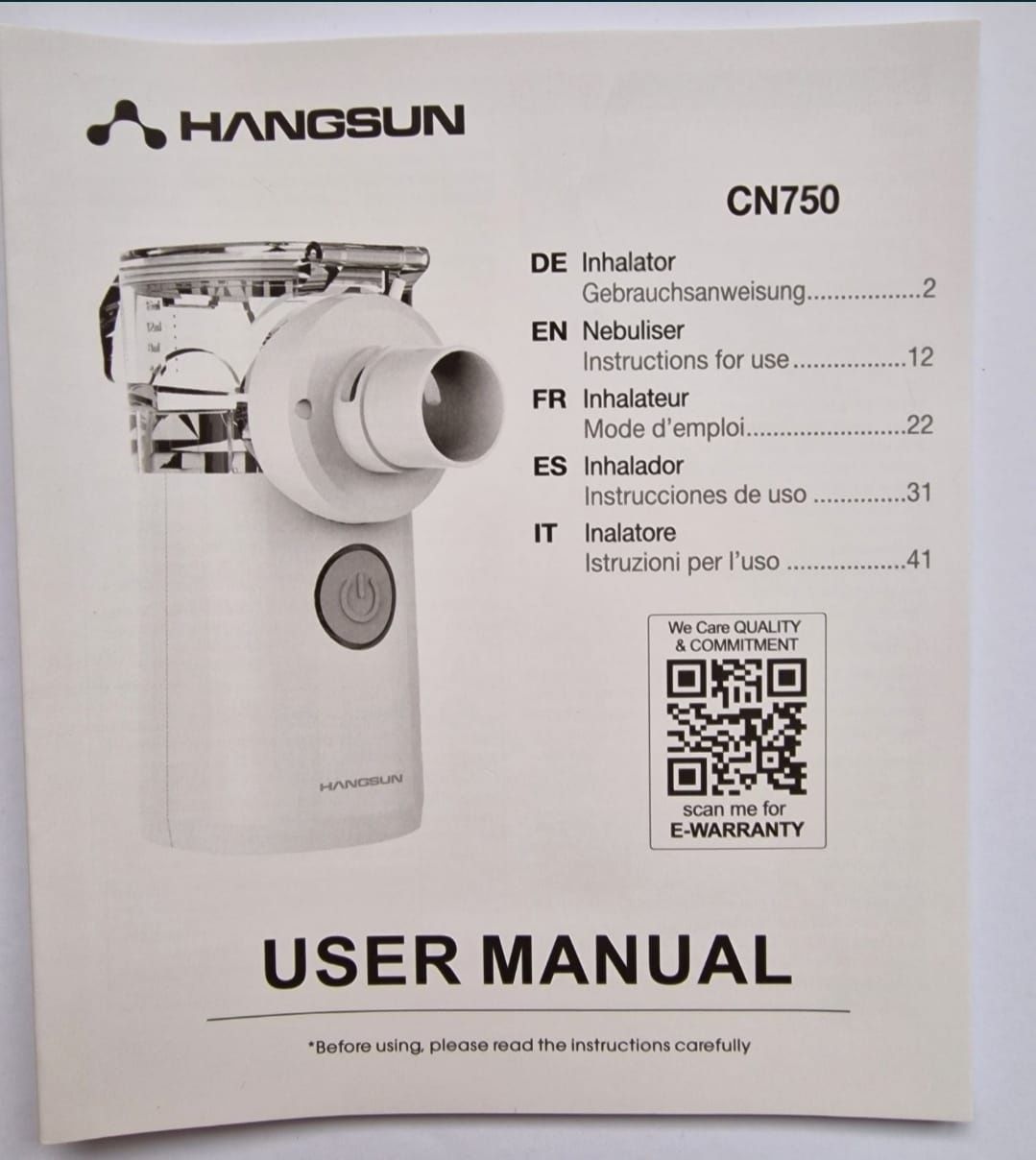 Inhalator i nebulizator przenosny