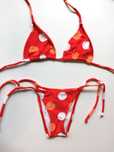 Bikini triangular vermelho Cia Marítima