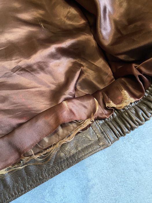 Prawdziwa skóra ciężka pilotka wojskowa