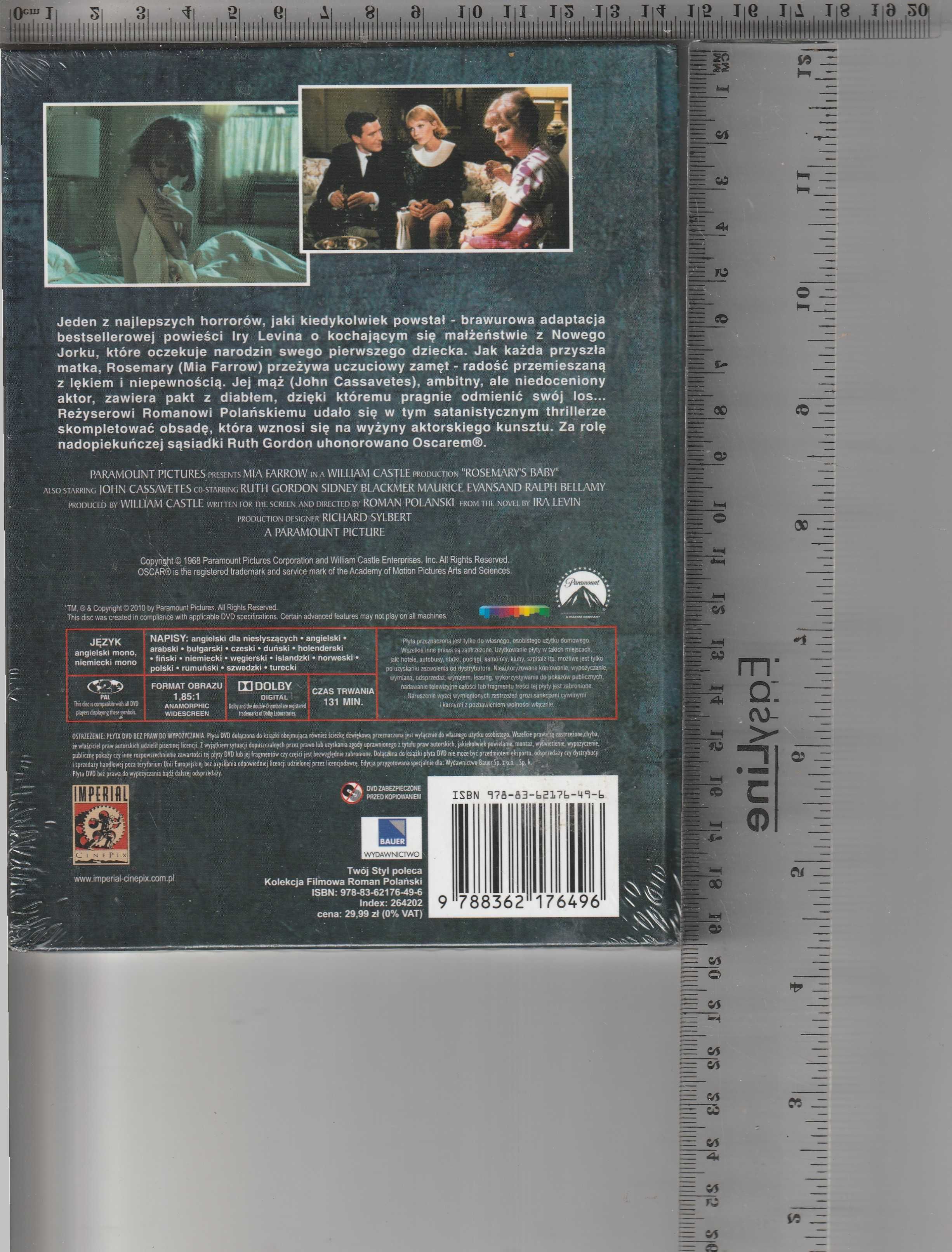 Dziecko Rosemary reż.Roman Polański DVD