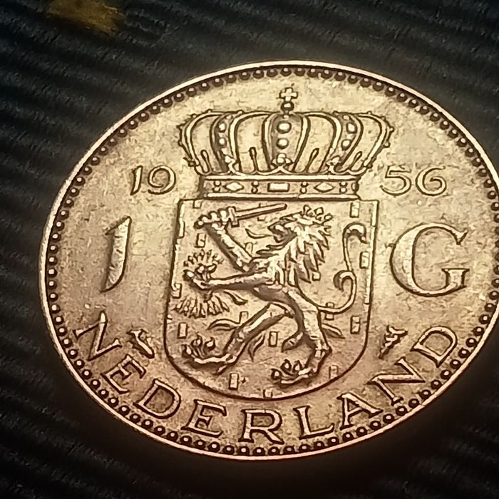 moeda de prata Holandesa 1956