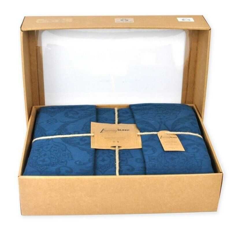Комплект постільної білизни SoundSleep Stonewash Jacquard Жакард Євро