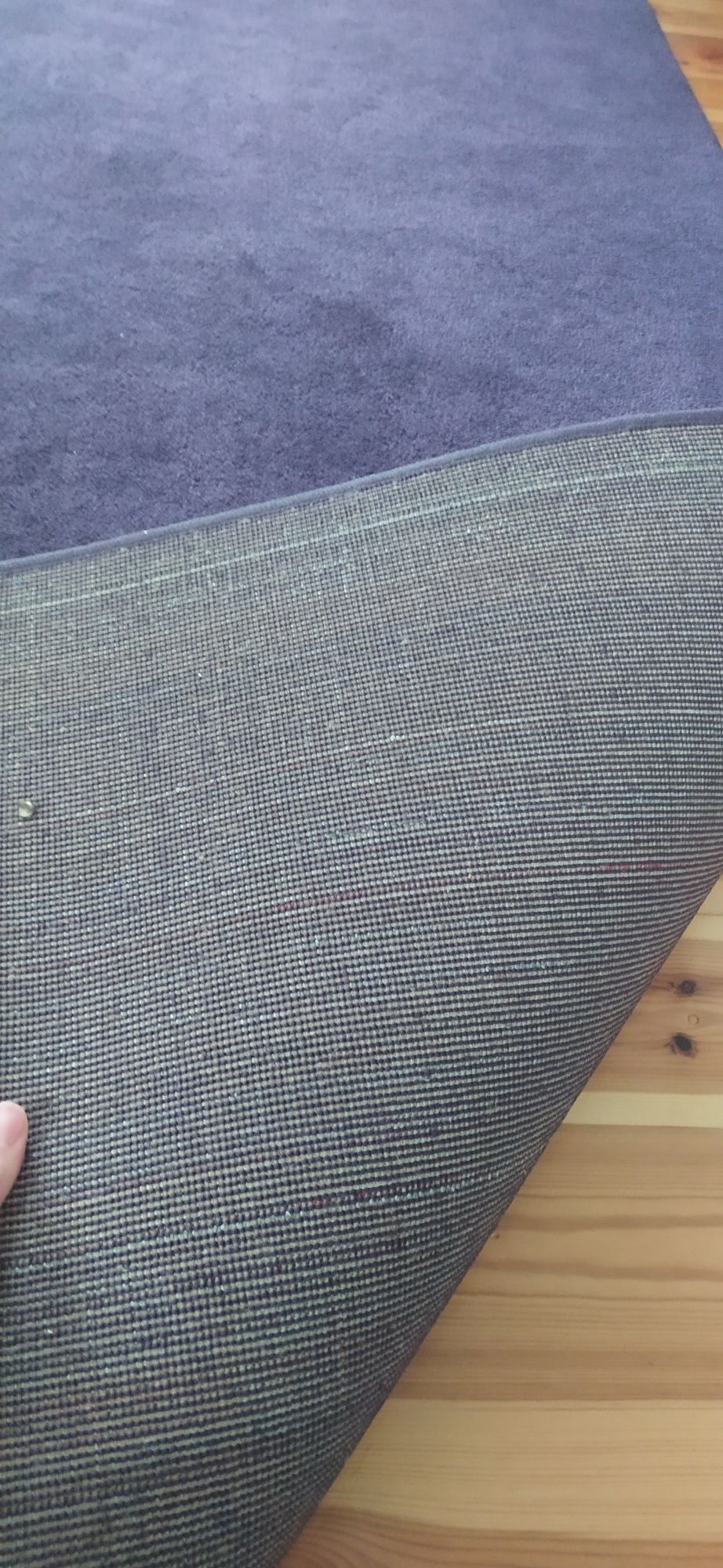 Duży dywan ciemny fiolet 190 x 280 cm