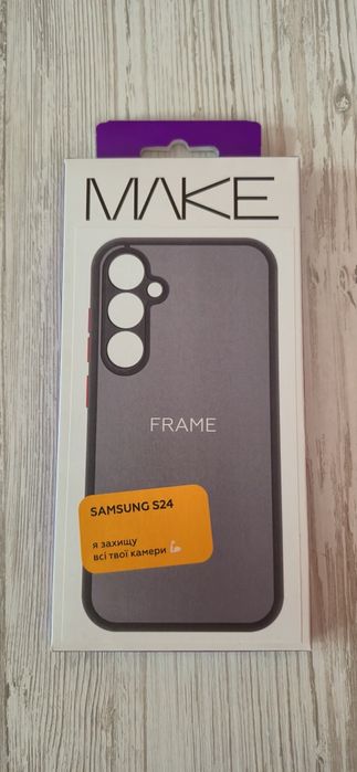 Захисне скло та чохол на Samsung Galaxy S24