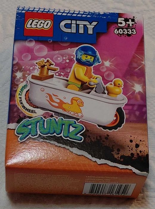 lego city 60333 bathtub stunt bike selado