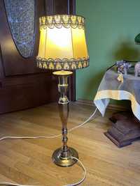 Напольна лампа.Підлоговий торшер з абажуром з лануні.Франція