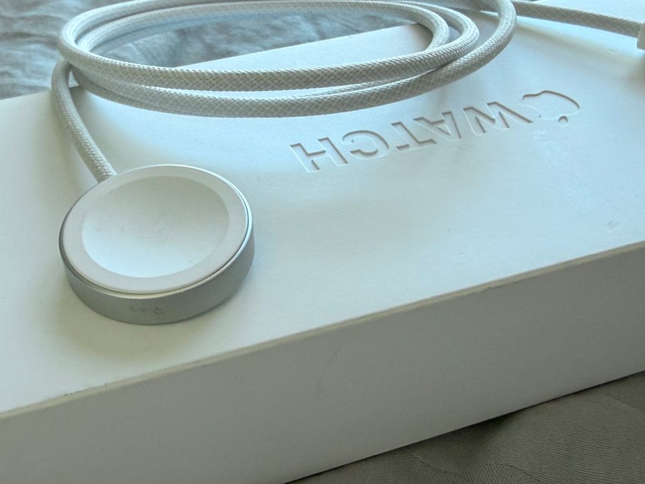 APPLE Watch 9 GPS 41mm aluminium (srebrny) + pasek (sztormowy błękit)