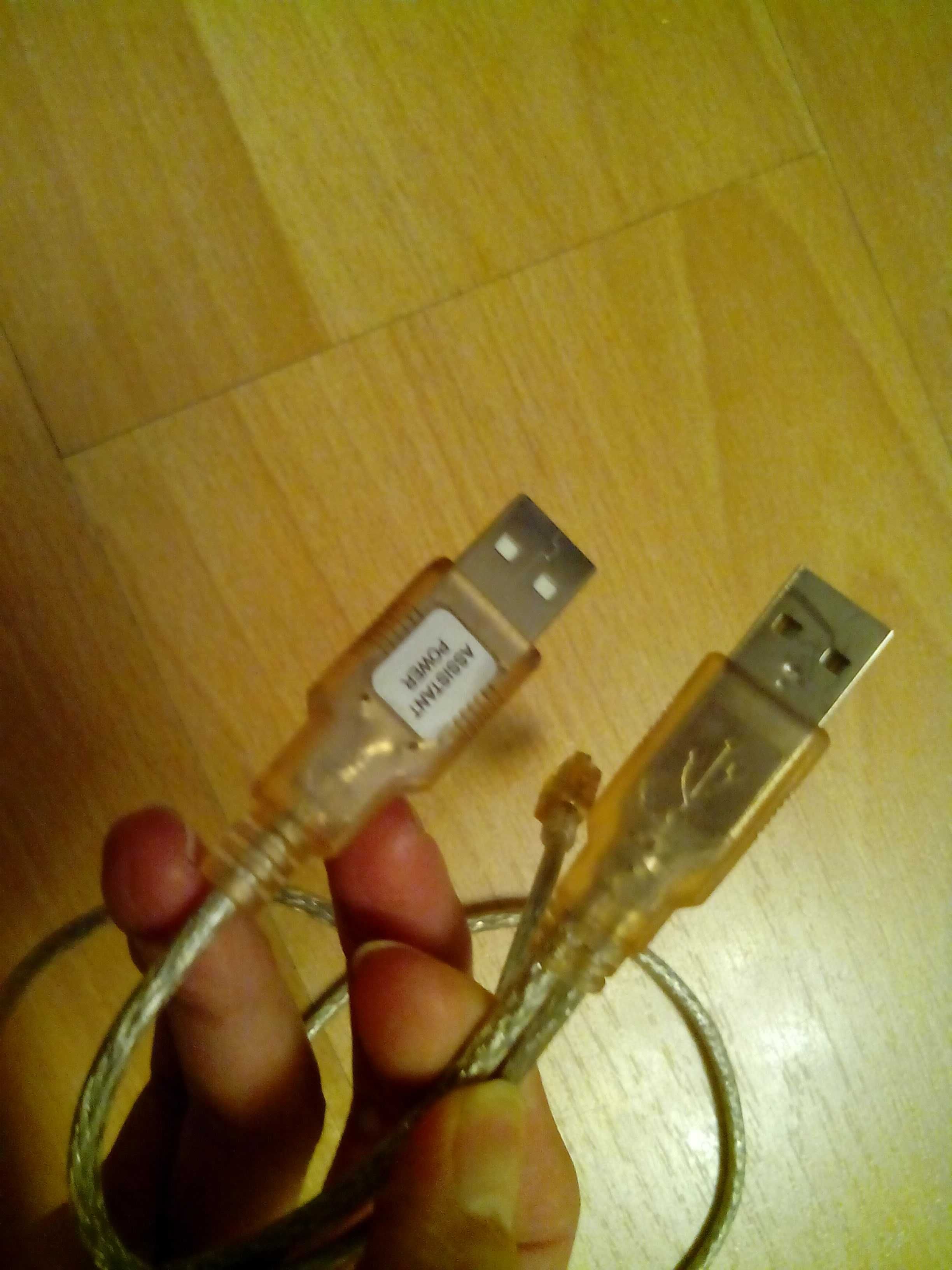 Kabel y otg USB typu B (gruba końcówka) zasilanie POWER