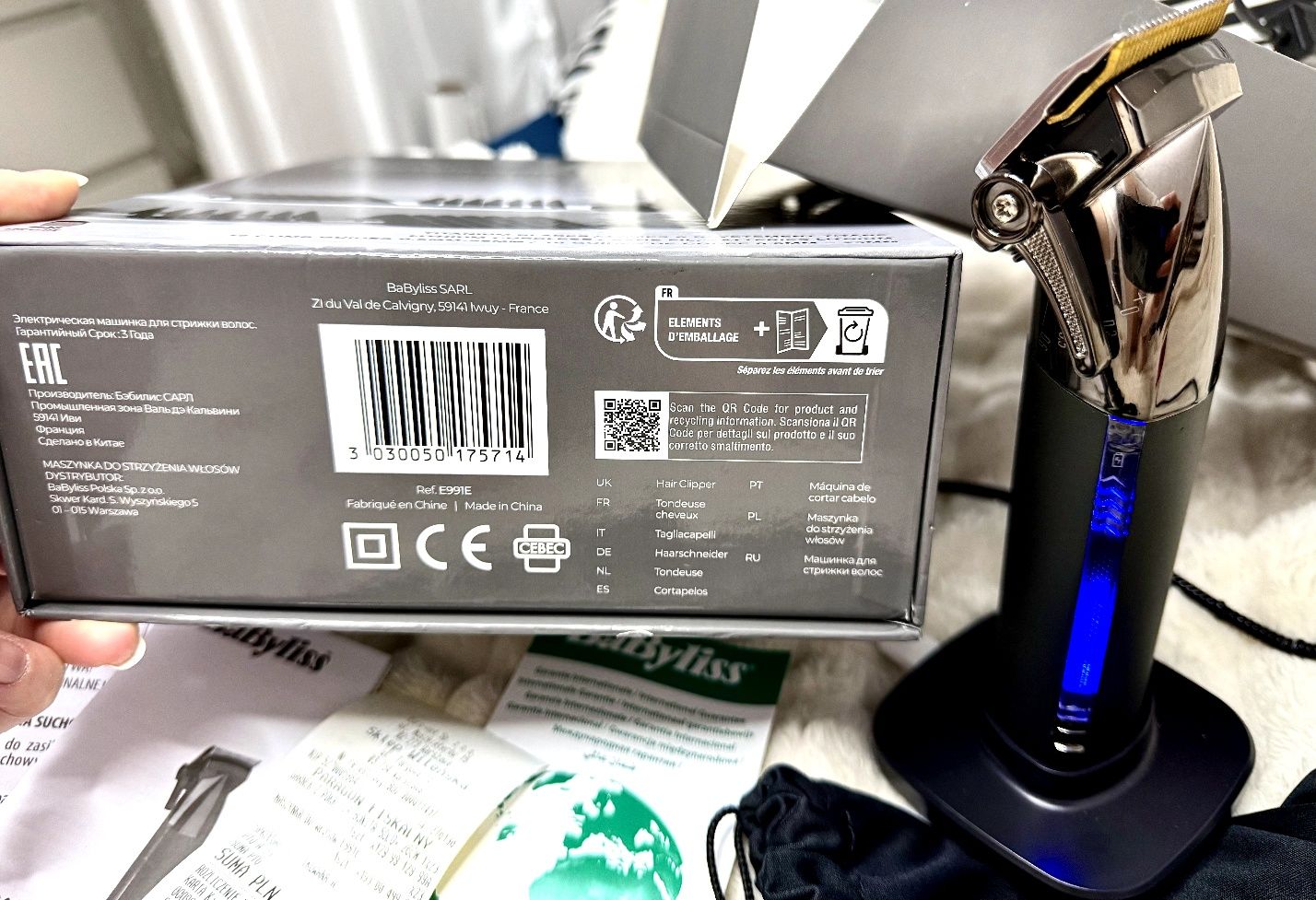 BABYLISS maszynka profesjonalna bezprzewodowa SUPER X-METAL