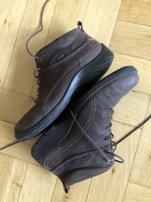 Ecco, r.36 gore-tex buty niskie skóra naturalna brązowy nubuk