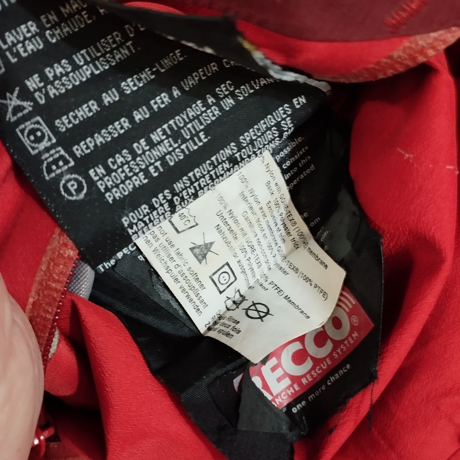 Куртка arcteryx gore -tex recco