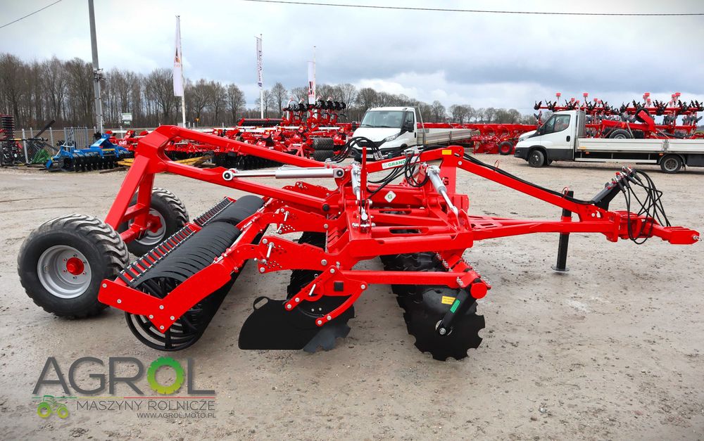 Brona talerzowa hydrauliczna 4m SHARK SHS Grano-System NOWA WERSJA 4,5