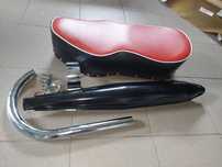 Nowy zestaw naprawczy wsk 125 b1 tlumik wydech siedzenie kpl pl