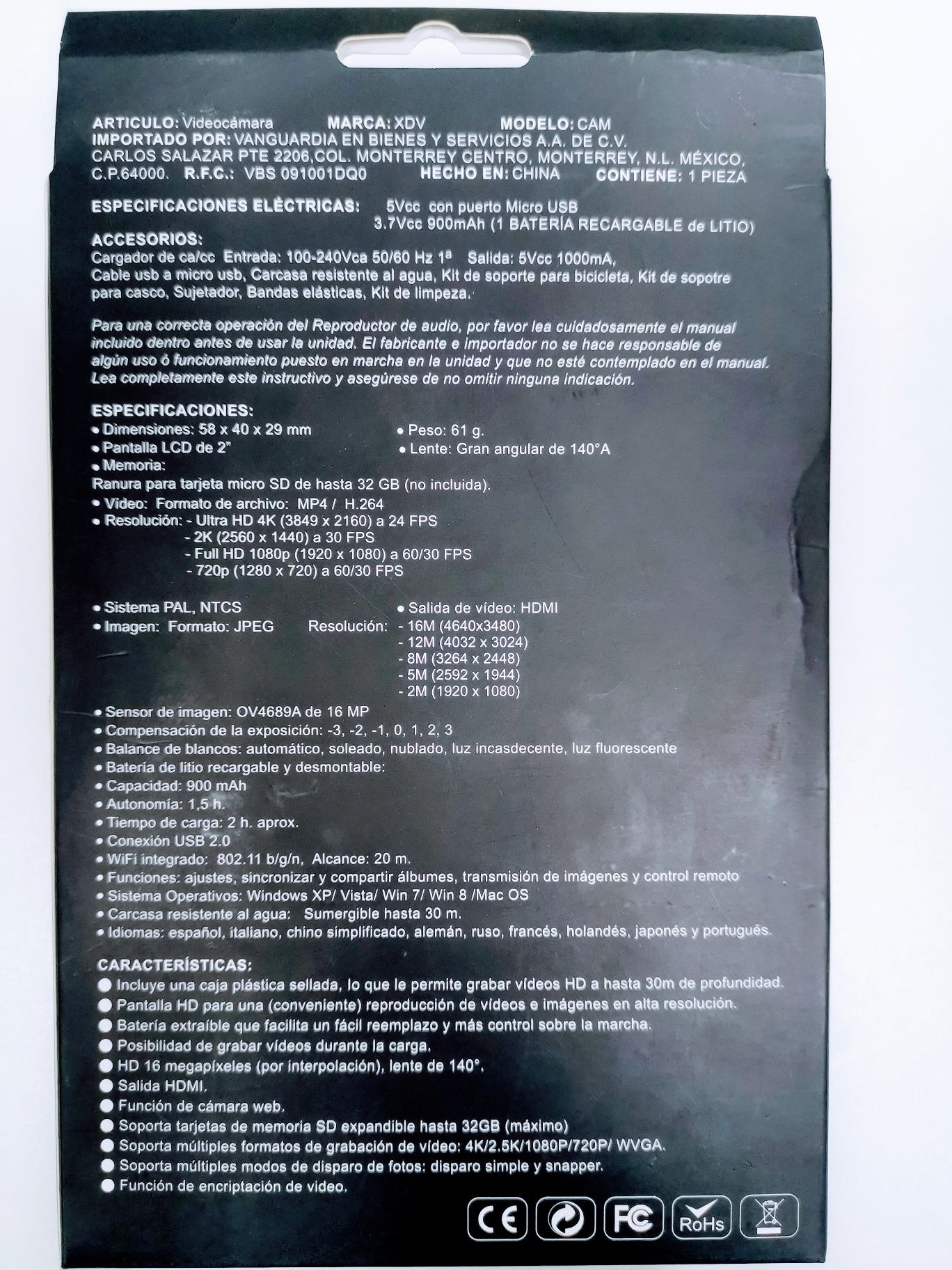 Экшн камера 4К Ultra HD