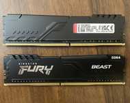 ЯК НОВА Kingston FURY Beast 32GB Black (2x16GB ddr4-3200)