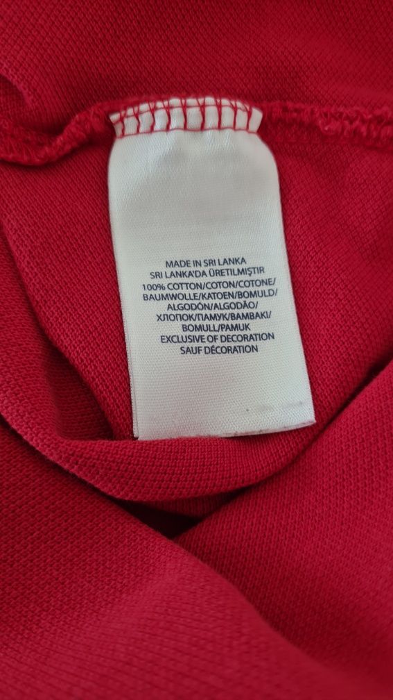 Polówka Koszulka Polo Ralph Lauren. Czerwona. XXL. Drip y2k Swag
