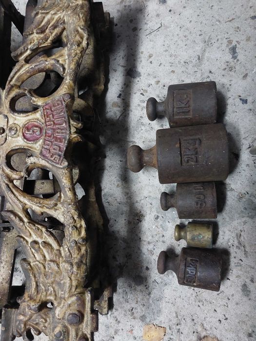 Stara zabytkowa waga x 3 w.Hess Lublin Juliusz Sperling okazja