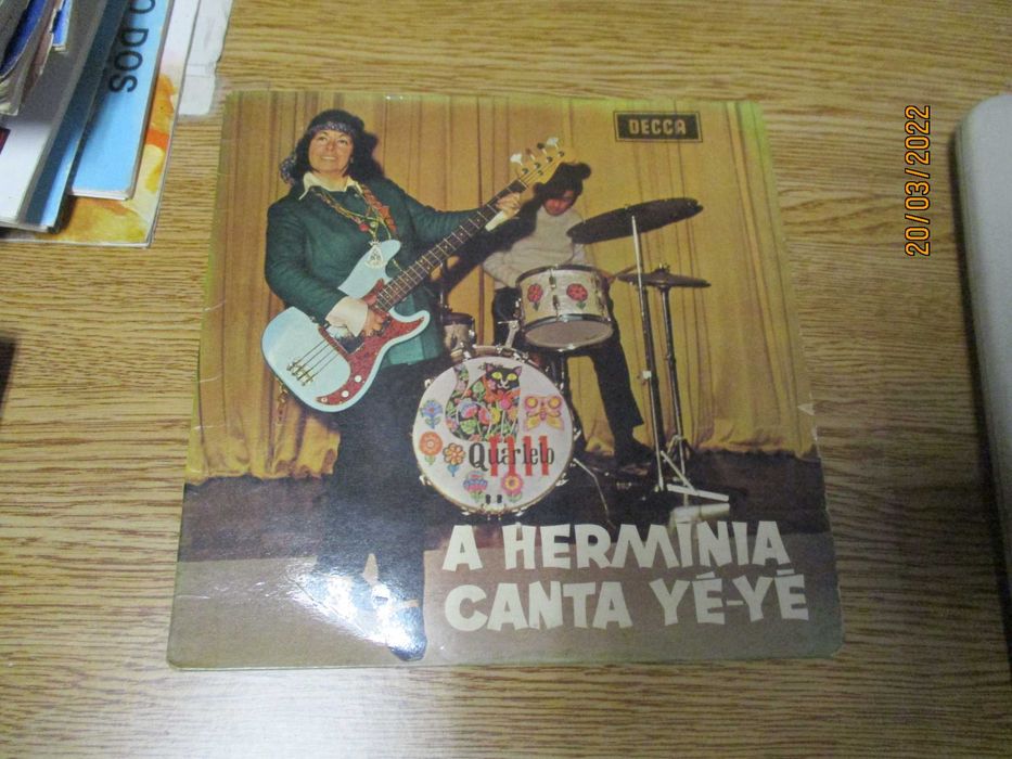 Disco vinil antigo Herminia Silva Canta Ye Ye
