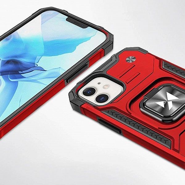 Wozinsky Ring Armor etui iPhone 14 Plus pancerny pokrowiec uchwyt magn