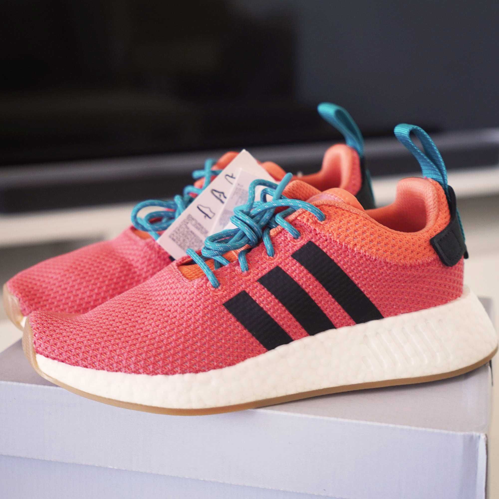 Buty Adidas NMD R2 - czerwone - r. 38 - oryginalne