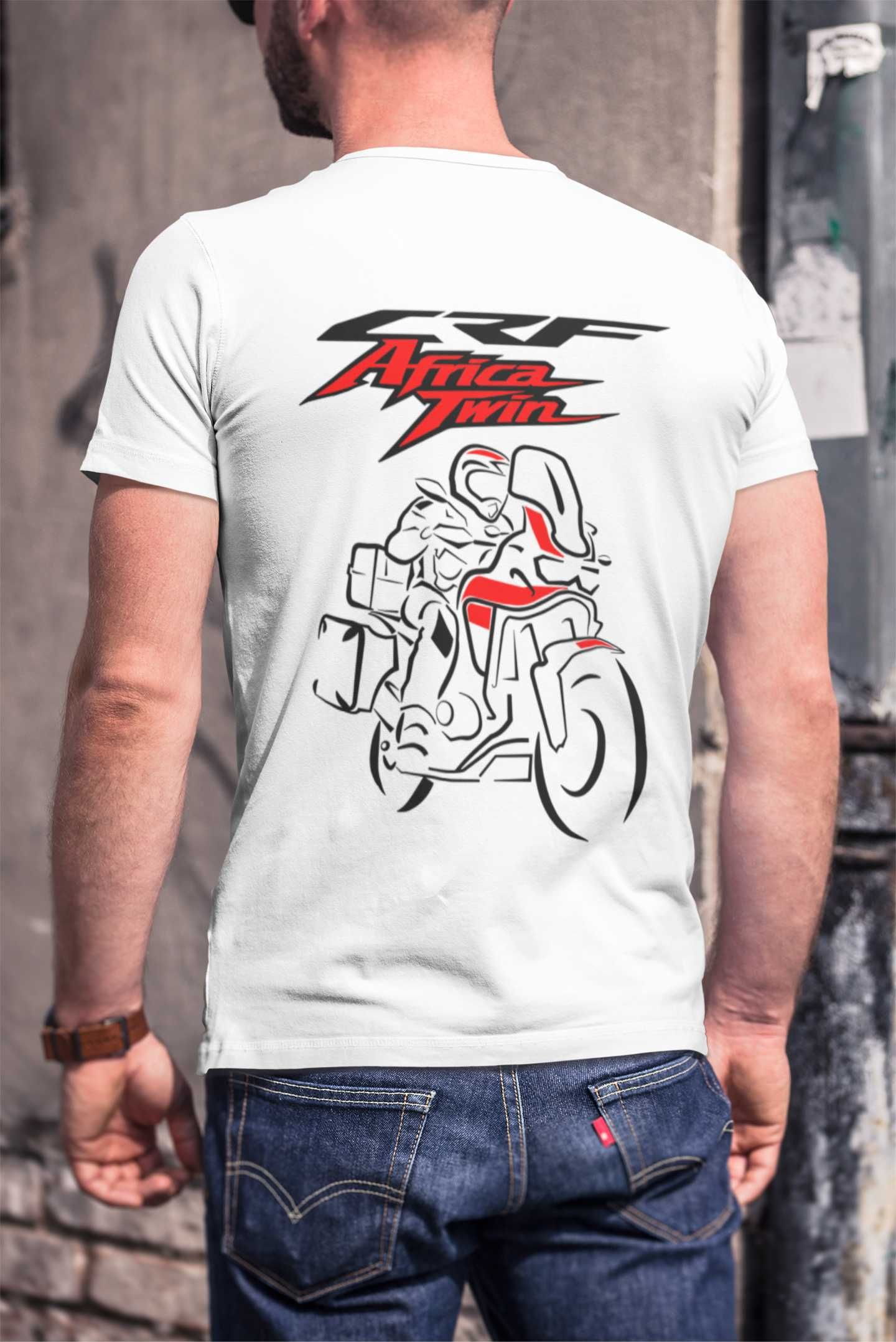 T-shirt Africa Twin Moto perfil