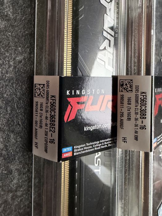 !!! Pamięć Kingston Beast, DDR5, 16 GB, 6000MHz, CL36 KF560C36BBE2-16