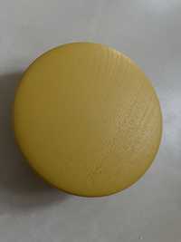 Wieszak dots wood MUUTO żółty musztardowy yellow 13 cm