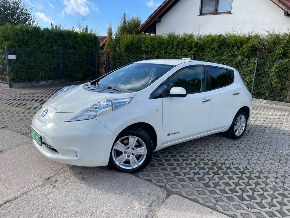 Nissan Leaf 24kWh lift serwis biała perła