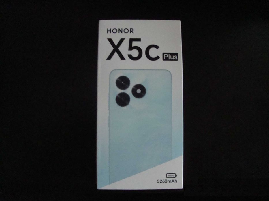 NOWY CZARNY Smartfon HONOR X5C Plus 4/64GB 50Mpix Dual SIM Bez Simlock