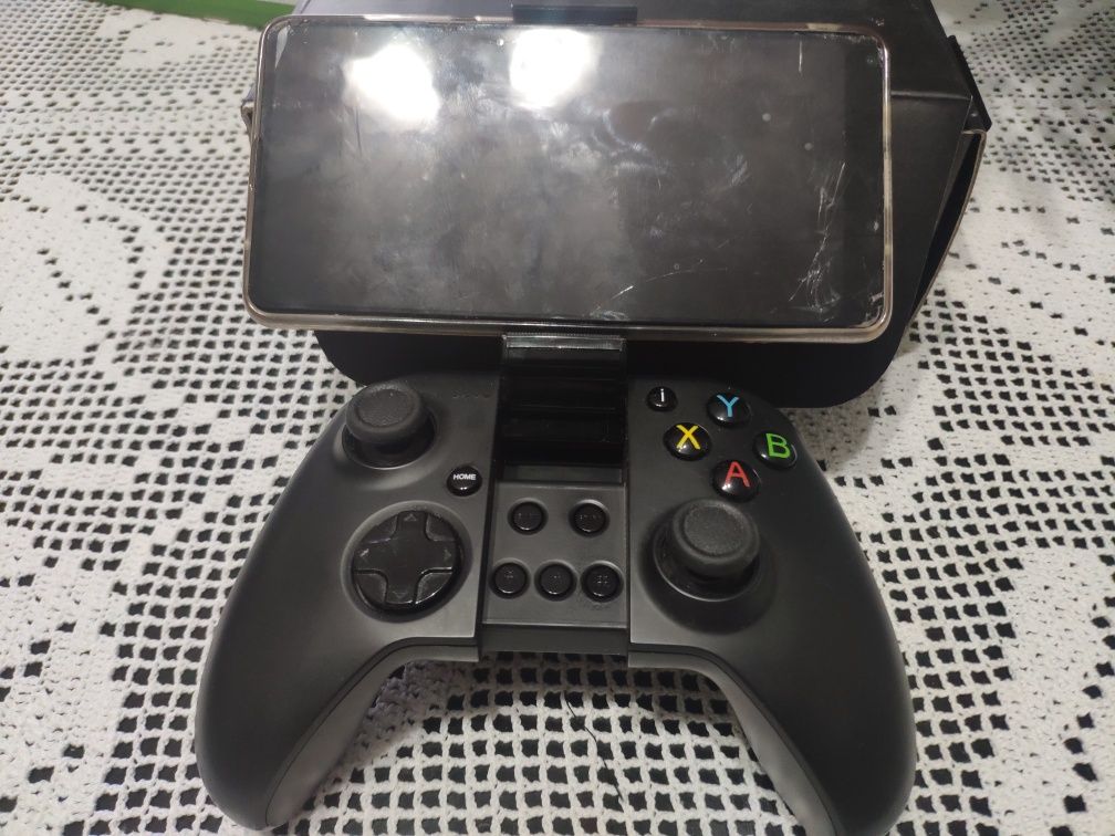 Gamepad Bluetooth preto MYGT para Windows, PS3, Android